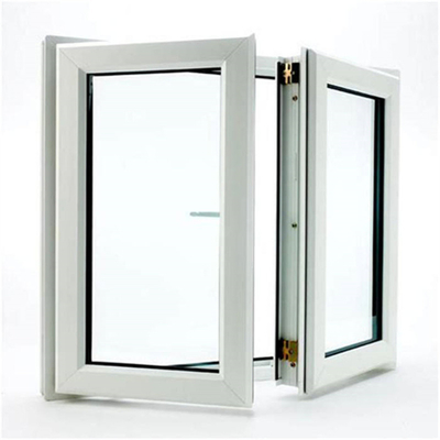 Qualified Hardware Accessories Swing Style American Casement Windows with PVC Frame