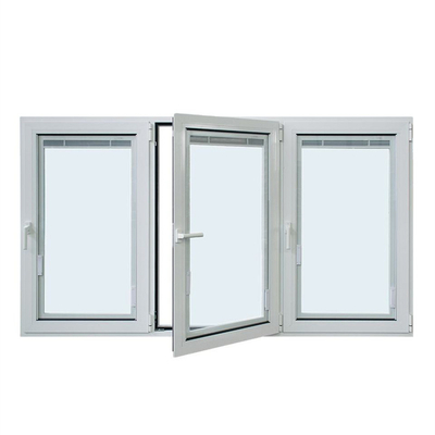 Stainless Steel Screen Netting Upvc Casement Window Frame American Style Triple Glazed