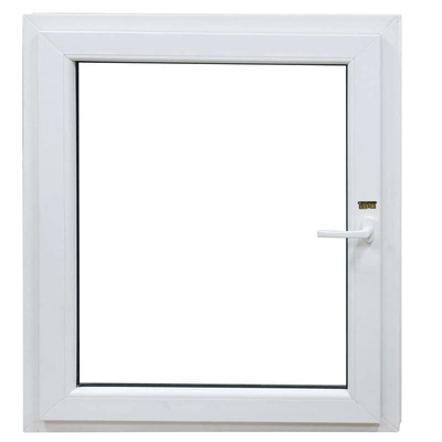Double Glazed Impact Resistant Casement Windows Swing Open Style Stained Glass Windows