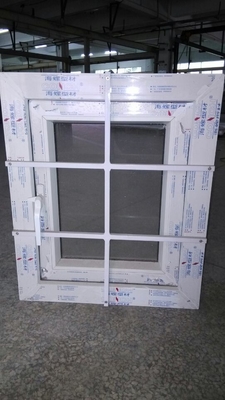 Swing Open PVC Upvc Hurricane Windows With Blinds for Residential and Commercial