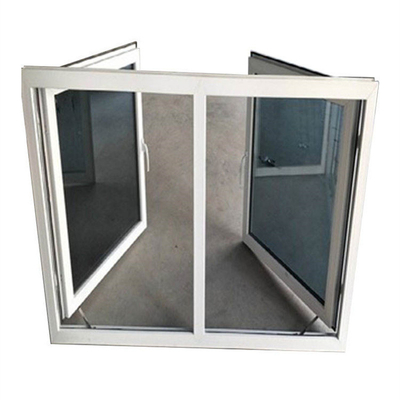 Swing Open PVC Upvc Hurricane Windows With Blinds for Residential and Commercial