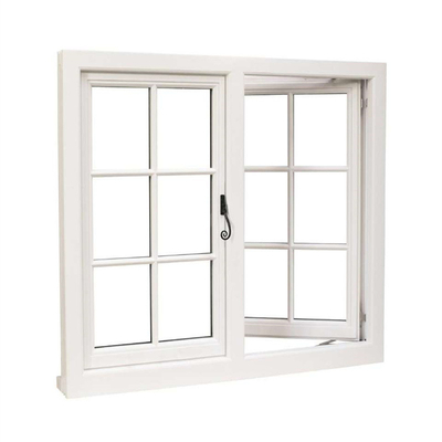 Vertical Opening Pattern Impact Resistant Casement Windows with Reinforced Security