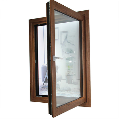 Soundproof Function Upvc Arch Top Casement Window with Modern Design Style