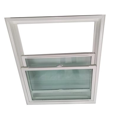 Double Pane Upvc Hurricane Double Hung Windows with Horizontal Opening Pattern Design