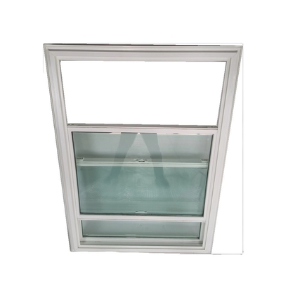 Reflective Double Glass Upvc Fixed Double Hung Window for Residential Developments