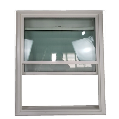 Upvc Soundproof White Pvc Frame Vinyl Double Hung Windows with Chinese Top Hardware