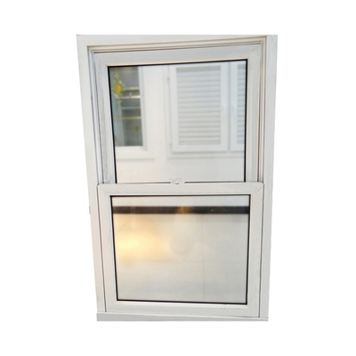 Chinese Top Hardware Black Vinyl Replacement Double-Hung Windows with Single Glass