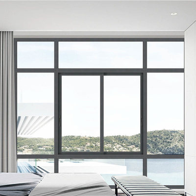 Out Swing Horizontal Balcony Sliding Window with Tempering Glass of Aluminum Alloy