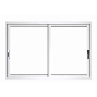 Horizontal Sliding UPVC Hurricane Proof Impact Glass Window with Resistant Frame