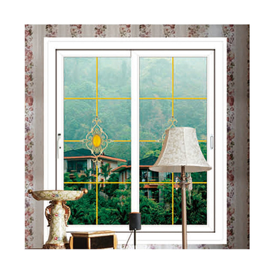 Horizontal Sliding UPVC Hurricane Proof Impact Glass Window with Resistant Frame