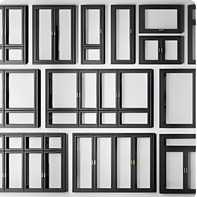 Folding Screen Double Glass Aluminium Sliding Windows With Horizontal Opening Pattern