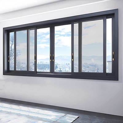 Aluminum Folding Screen French Style Luxury Sliding Glass Window from Alibaba Golden