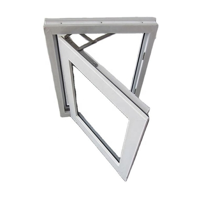 Folding Screen Hurricane Impact House Window with Double Glazed Glass and Hand Crank
