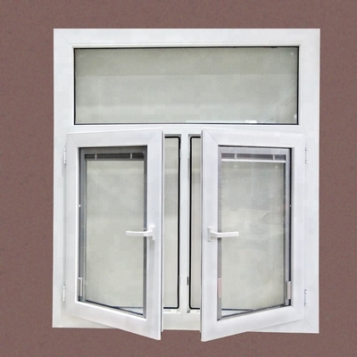 Folding Screen Hurricane Impact House Window with Double Glazed Glass and Hand Crank