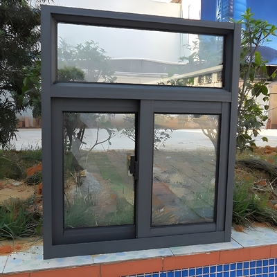 Modern Windows Replacement Sliding Aluminium Window With Magnetic Screen And Glass Doors