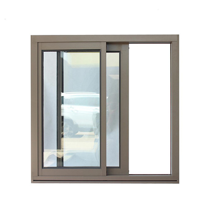 Aluminum Alloy Sliding Bedroom Windows with Double Glass and Hurricane Impact Glass