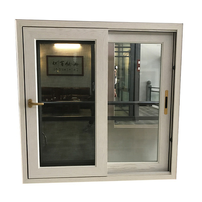 Aluminum Alloy Sliding Bedroom Windows with Double Glass and Hurricane Impact Glass