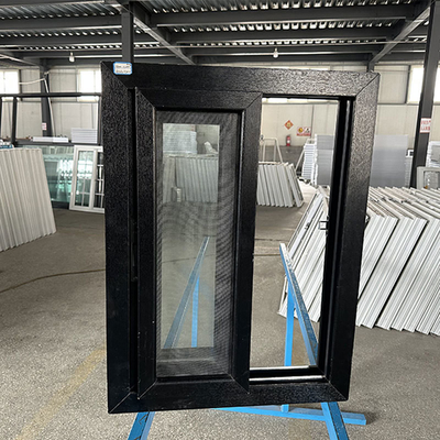 Folding Screen Black Aluminium House Sliding Windows High Security Design Professional