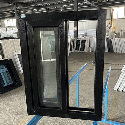 Folding Screen Black Aluminium House Sliding Windows High Security Design Professional