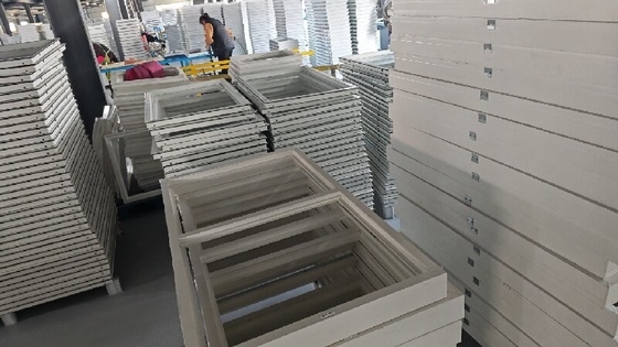 European Standard Double Glass Aluminium Sliding Windows with Soundproof Function