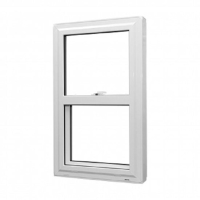 Garage Shed Vinyl Replacement Double Hung Upvc Windows in Villa and PVC Material
