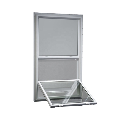 Garage Shed Vinyl Replacement Double Hung Upvc Windows in Villa and PVC Material