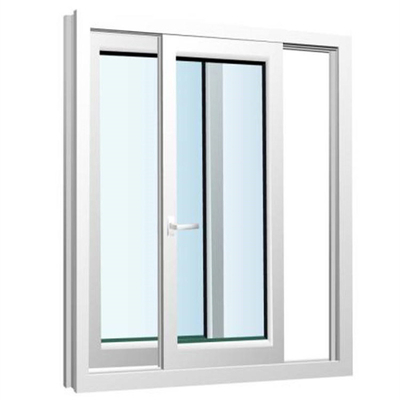 2023 Arrival Double Glazed Sliding Window with Plastic Frame and Soundproof Function