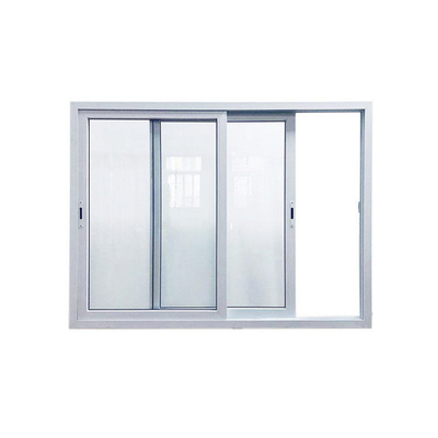 2023 Arrival Double Glazed Sliding Window with Plastic Frame and Soundproof Function