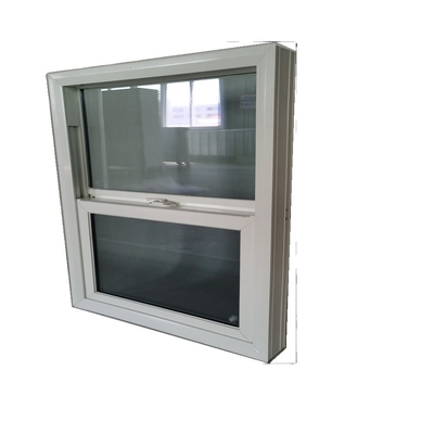 Vinyl Replacement Single Hung Windows featuring Swing Style and Roller Blind Curtain
