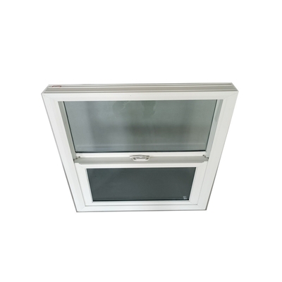 Vinyl Replacement Single Hung Windows featuring Swing Style and Roller Blind Curtain