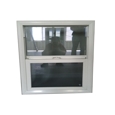 Vinyl Replacement Single Hung Windows featuring Swing Style and Roller Blind Curtain