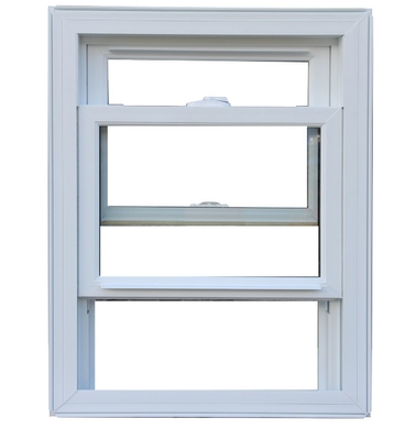 Heat Insulation Function Double Hung Reflective Fixed Window with Tempering Glass