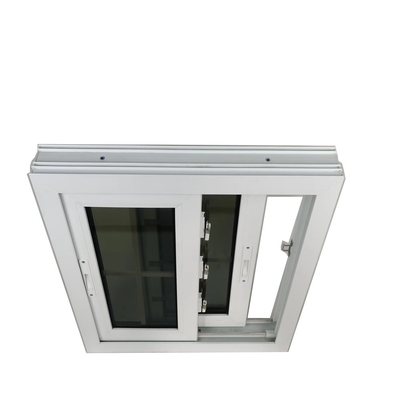 Plastic Frame Material Courtyard Hurricane Impact Sliding Window Pvc with Water Evacuation