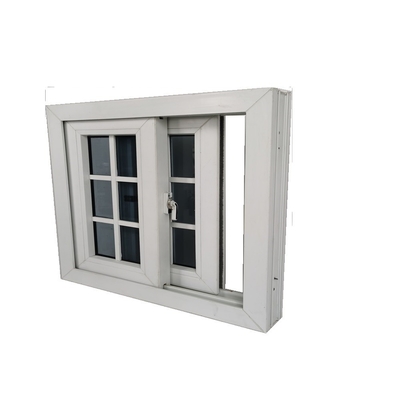 Double Tempered Glass Upvc Sliding Windows for Modern Design Style Tinted Glass