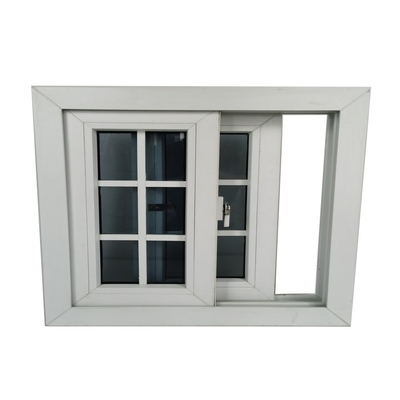 Double Tempered Glass Upvc Sliding Windows for Modern Design Style Tinted Glass
