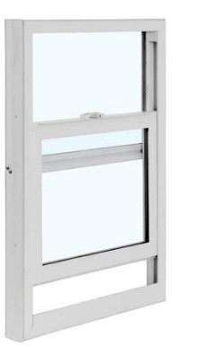 Waterproof White Pvc Frame Plastic Upvc Single Sliding Hanging Double Hung Windows