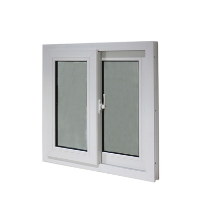 Improved Insulation UPVC Sliding Window Design with Windproof Sealing and Gray Glass