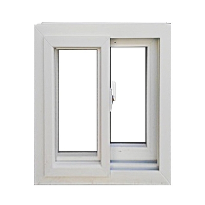 Improved Insulation UPVC Sliding Window Design with Windproof Sealing and Gray Glass