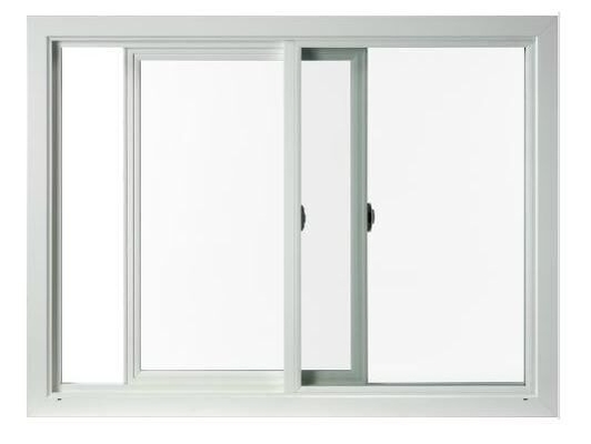 Improved Insulation UPVC Sliding Window Design with Windproof Sealing and Gray Glass