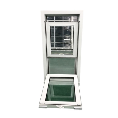 Reflective Fixed White Vinyl Double Glazed School Window with Safety Characteristics