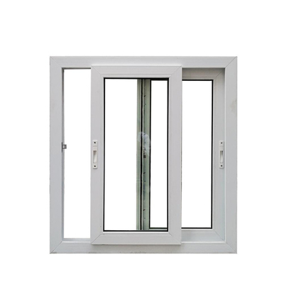 Beautiful Elegance Upvc Double Glazed Pvc Vinyl Replacement Sliding Window for Kitchen