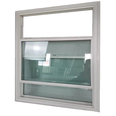 Residential Villa Double Hung Windows Made with Upvc Black Material