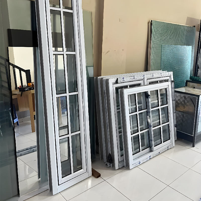 Sliding Double Glassed Windows with Grill Design Customized Upvc Others Windows