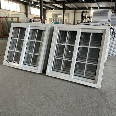 Custom Glass Windows Upvc Vinyl Single Double Glazed Sliding Pvc Windows With Grills