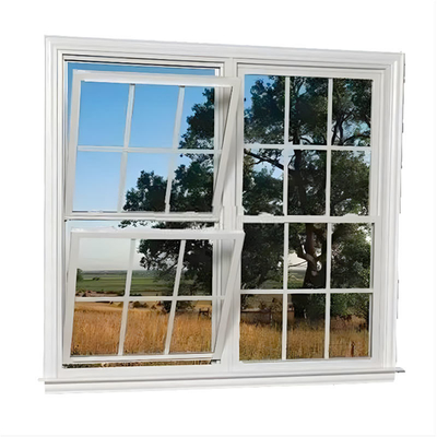 Secure Double Hung Window Latch with Contemporary Design and FiberGlass Screen Netting