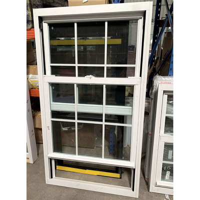 Secure Double Hung Window Latch with Contemporary Design and FiberGlass Screen Netting