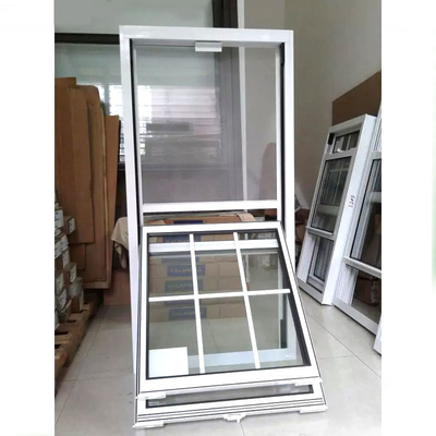 America Style Vinyl Window Upvc Frame Pvc Double Hung Windows for Home Office