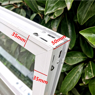 America Style Vinyl Window Upvc Frame Pvc Double Hung Windows for Home Office
