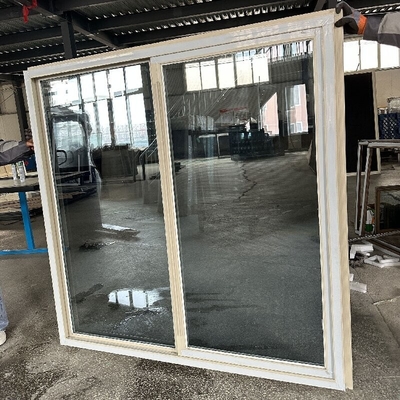 Horizontal Opening Upvc Double Glazed Sliding Windows with FiberGlass Screen Netting