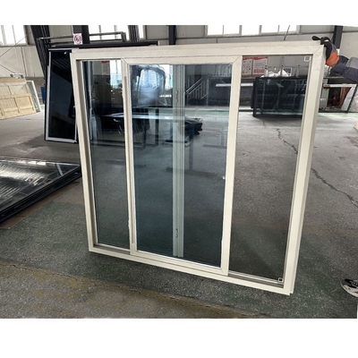 American Style Upvc Sliding Doors And Windows Design for Home Office Tempering Glass